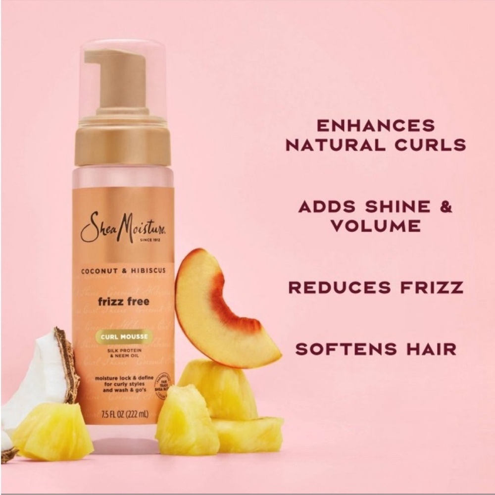 SheaMoisture Coconut and Hibiscus Frizz-free Curl Mousse - Picture 5 of 7